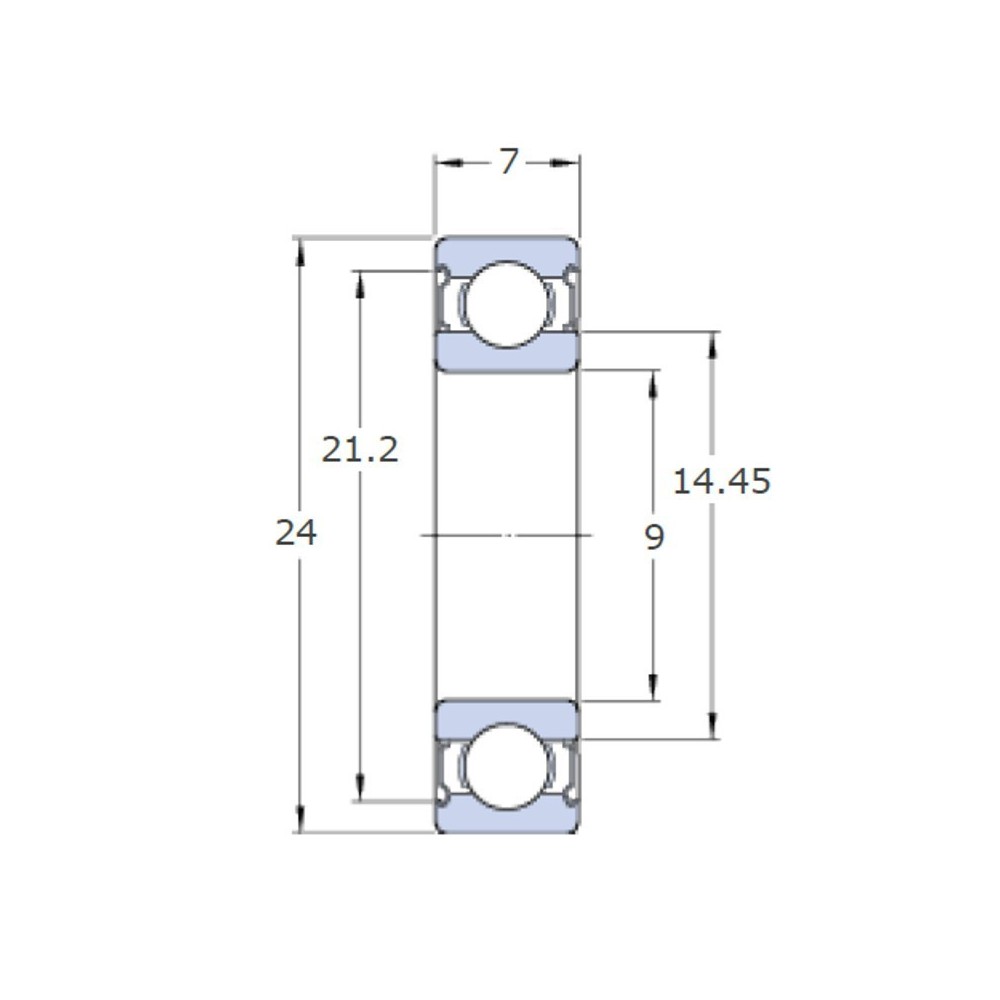 Cuscinetto a sfera 609-2Z