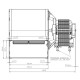 Ventilatore centrifugo RLD76/8600ZA60-3030LH
