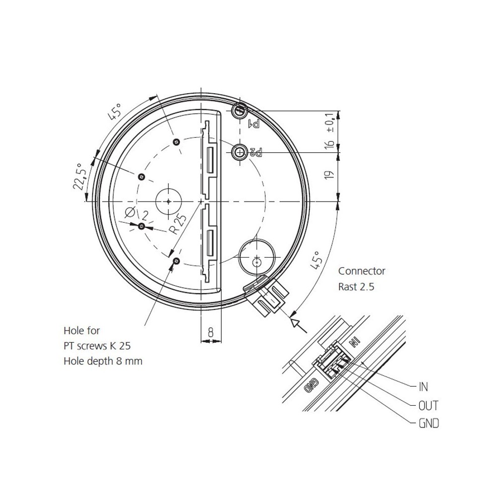 Trasduttore di pressione TDPUP3-8M