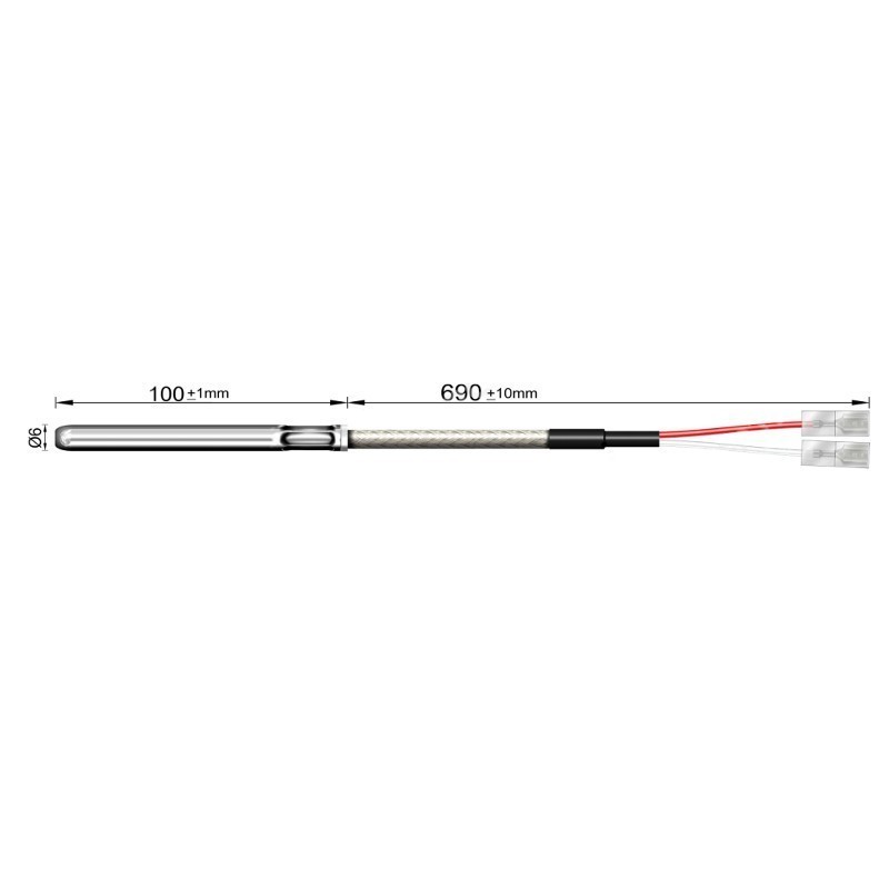 Sonda PTC 1K - capsula 6x100 mm