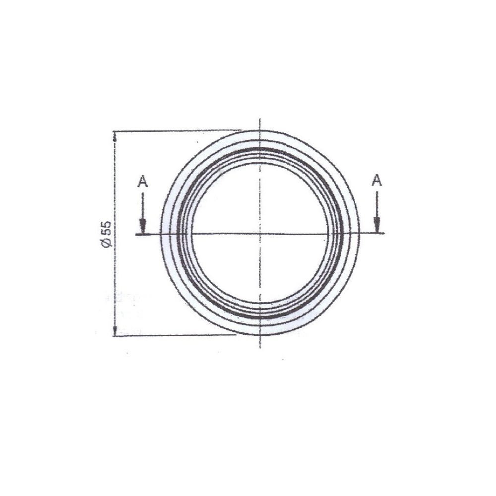 Manicotto carico pellet diametro 41 mm