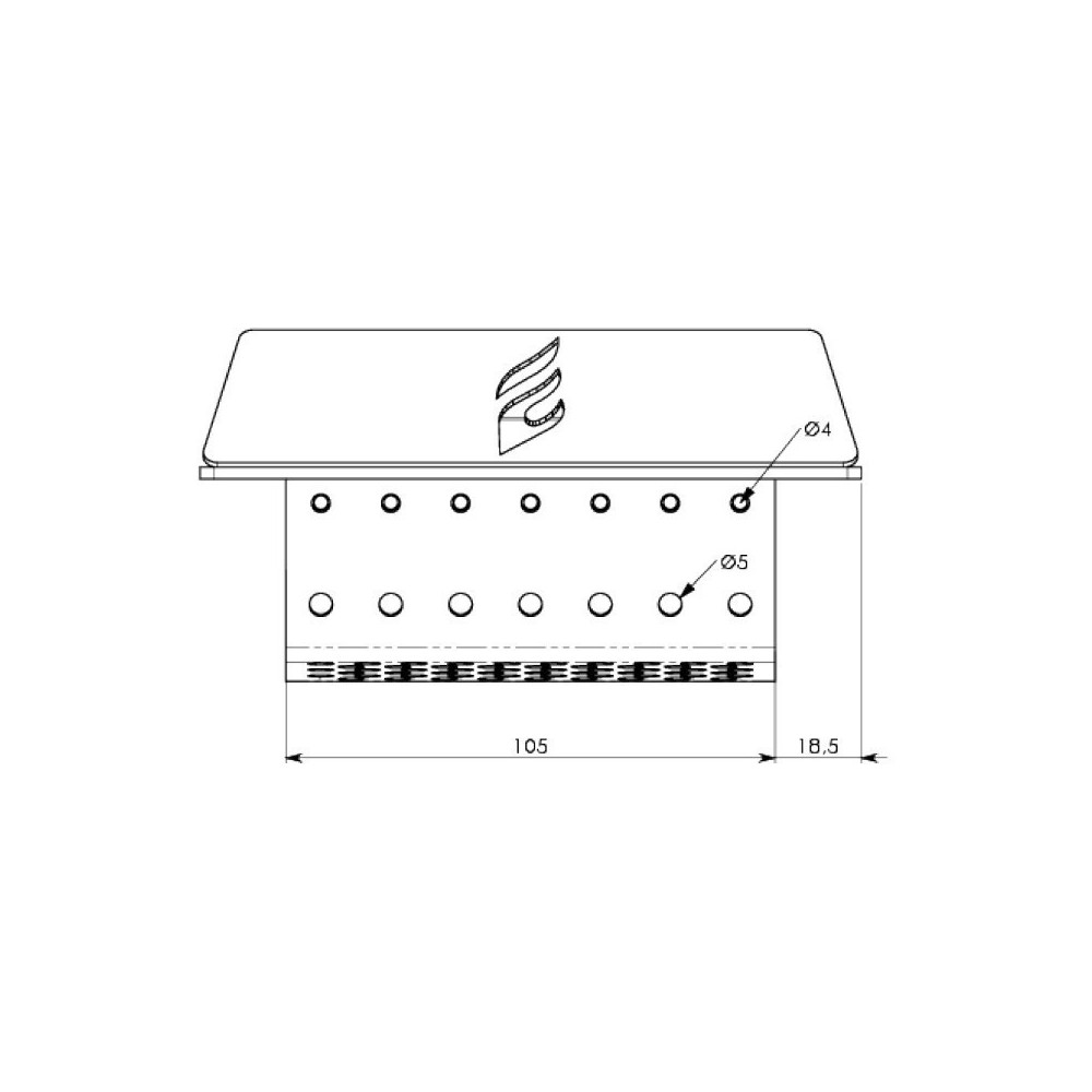 Braciere Ecoteck - Ravelli 32000