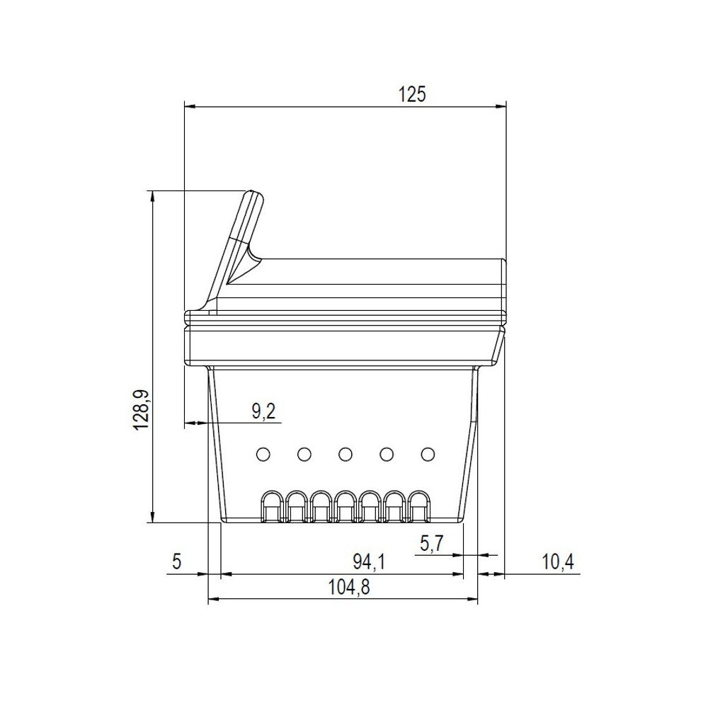 Braciere larghezza bocca 151x125 mm