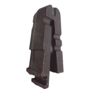 Elemento curvo 45° per braciere modulare
