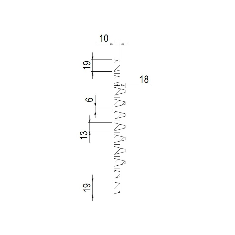 Griglia in ghisa per camini 29,3x21,5 cm