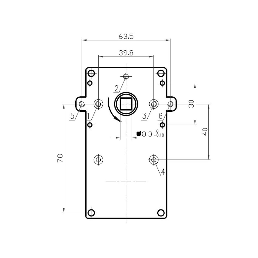 Motore girarrosto K9113058 - 2 rpm - 21 Watt