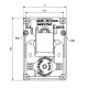 Motore girarrosto K9171150 - 2 rpm - 23 Watt