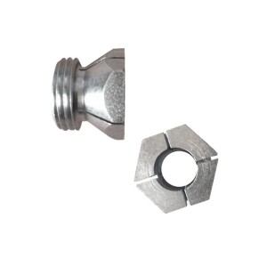 Raccordo filettato 3/8" Diametro foro 9.95mm