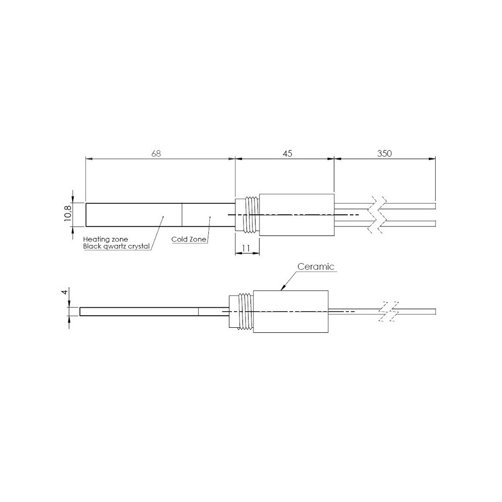 Resistenza accensione 350 Watt - PS22S-230-350