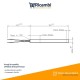 Resistenza accensione lineare per stufe a pellet - HT62683