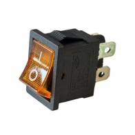 Interruttore bipolare luminoso giallo