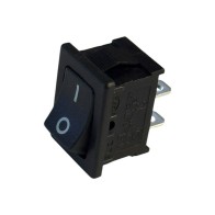 Interruttore unipolare nero