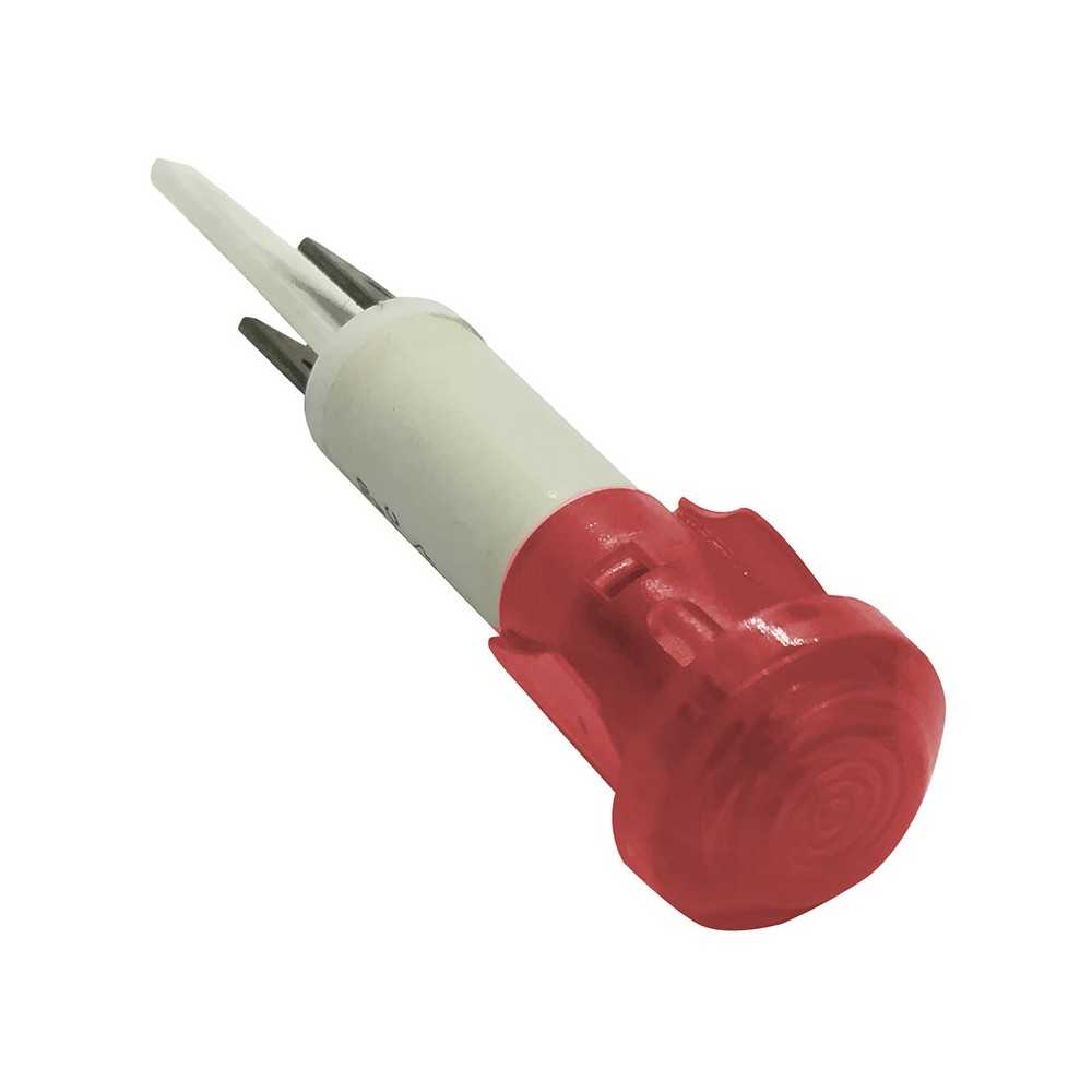 Indicatore luminoso ad incasso per montaggio a pannello